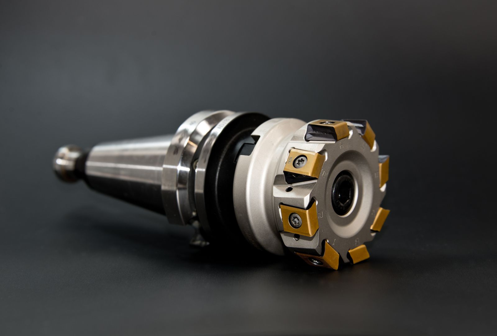 Five-axis CNC milling cell in production