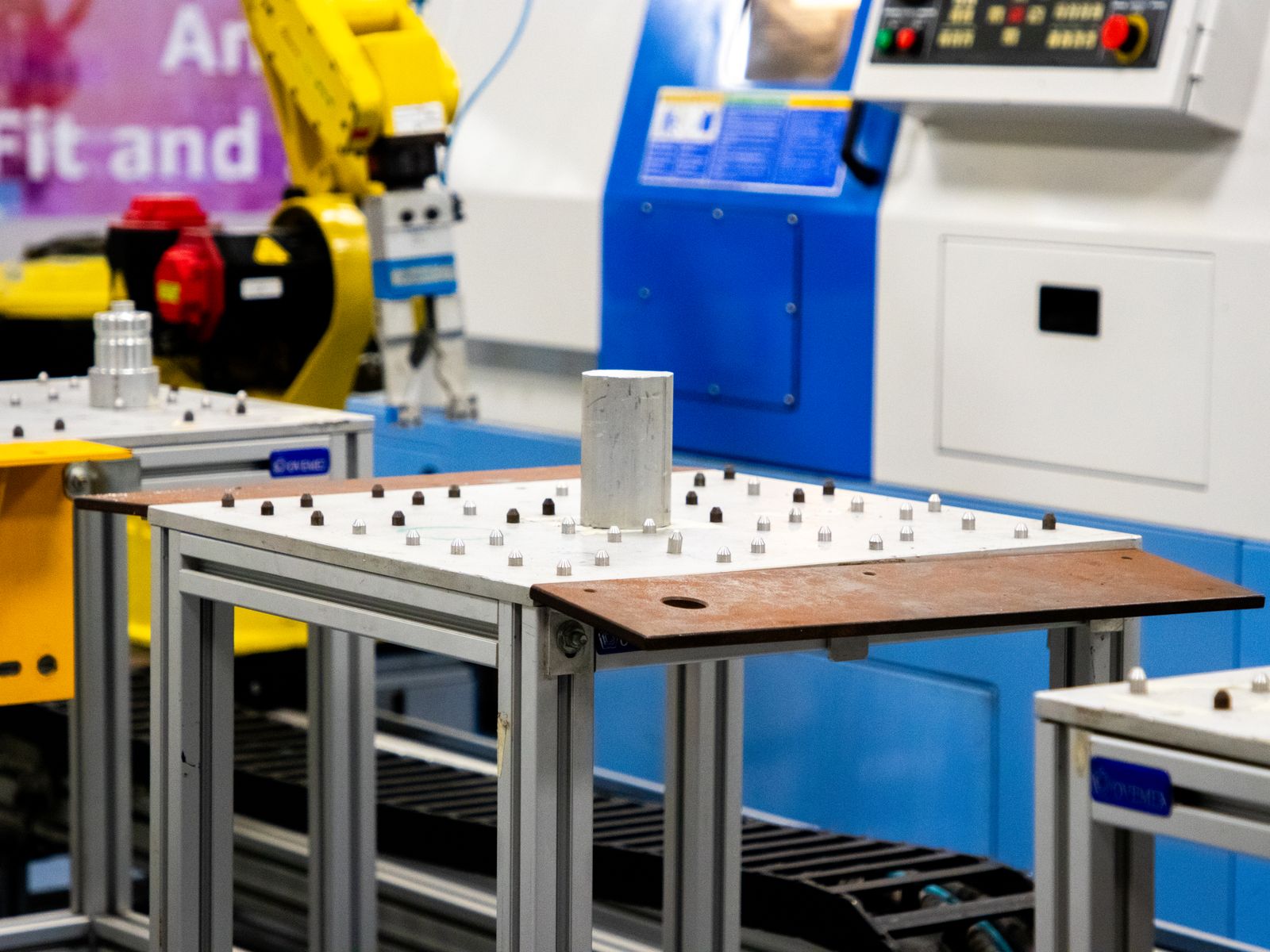 Assembled subassembly on the assembly bench