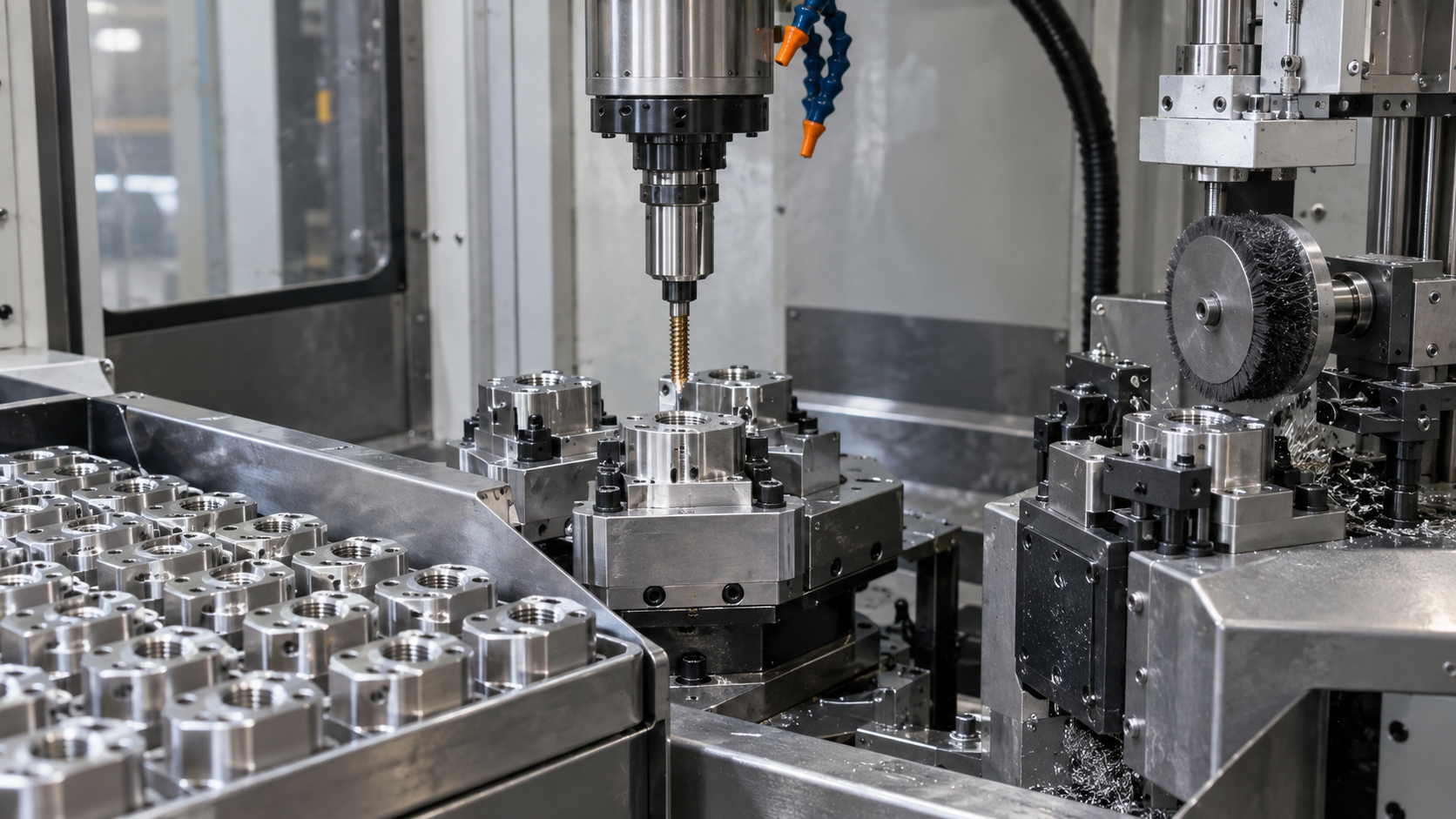 Automatic tapping / secondary operation equipment