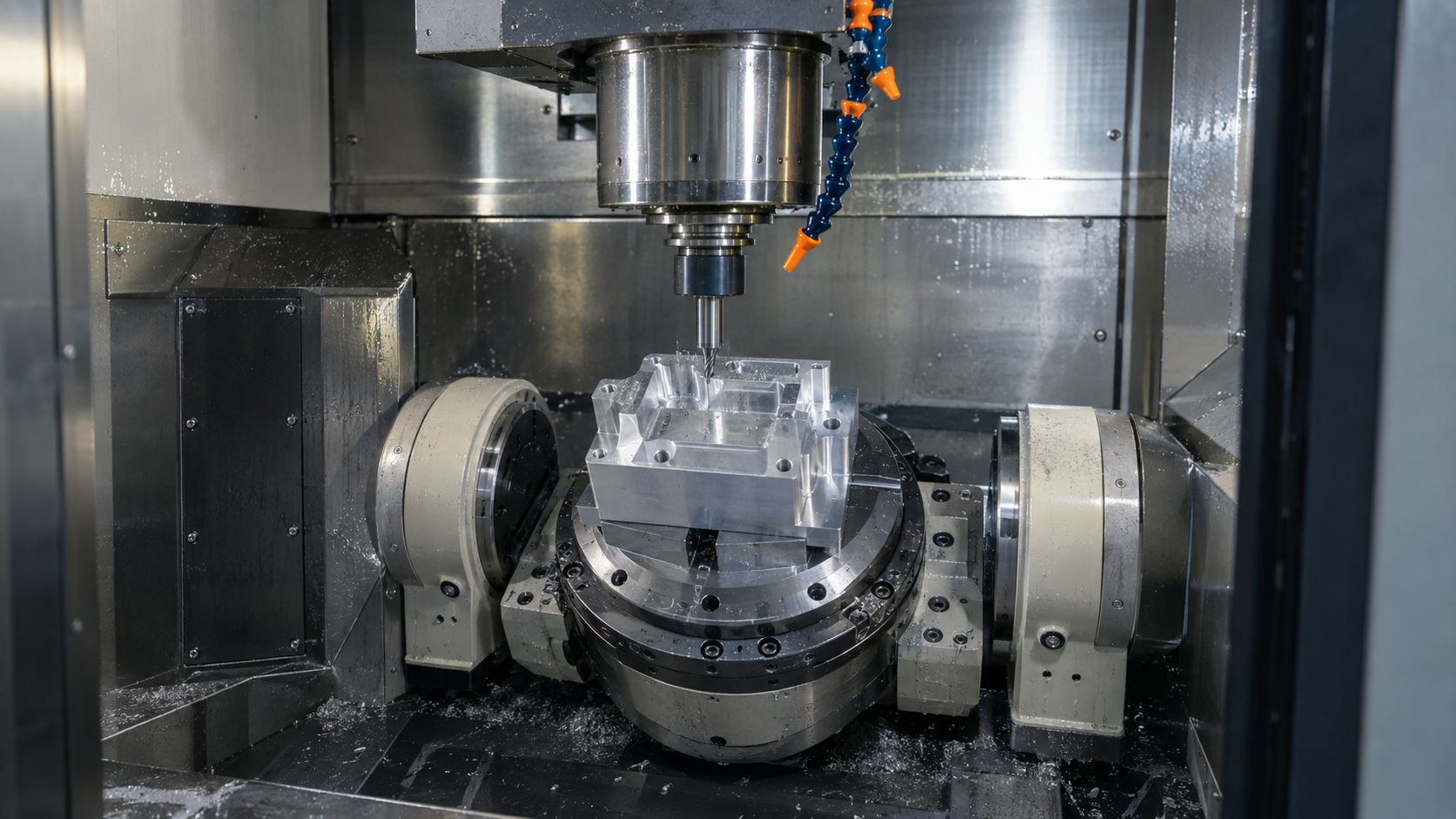 4-axis CNC machining center