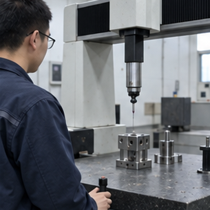 CMM workpiece setup