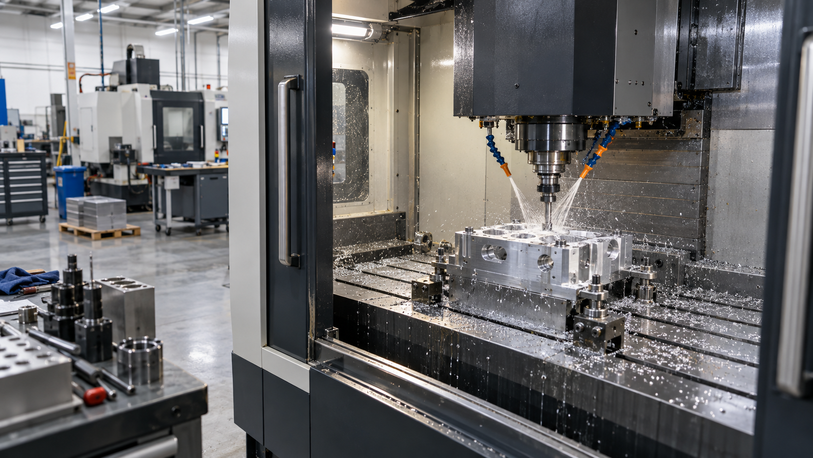 3-axis CNC machining center