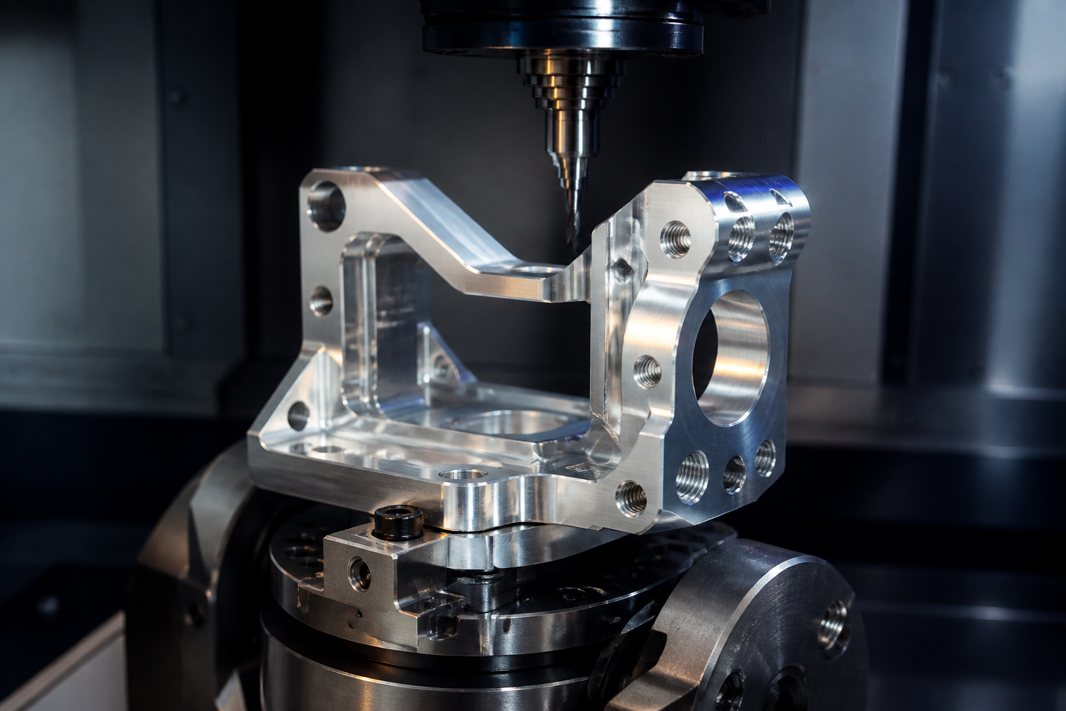 Assembled subassembly with multiple machined components