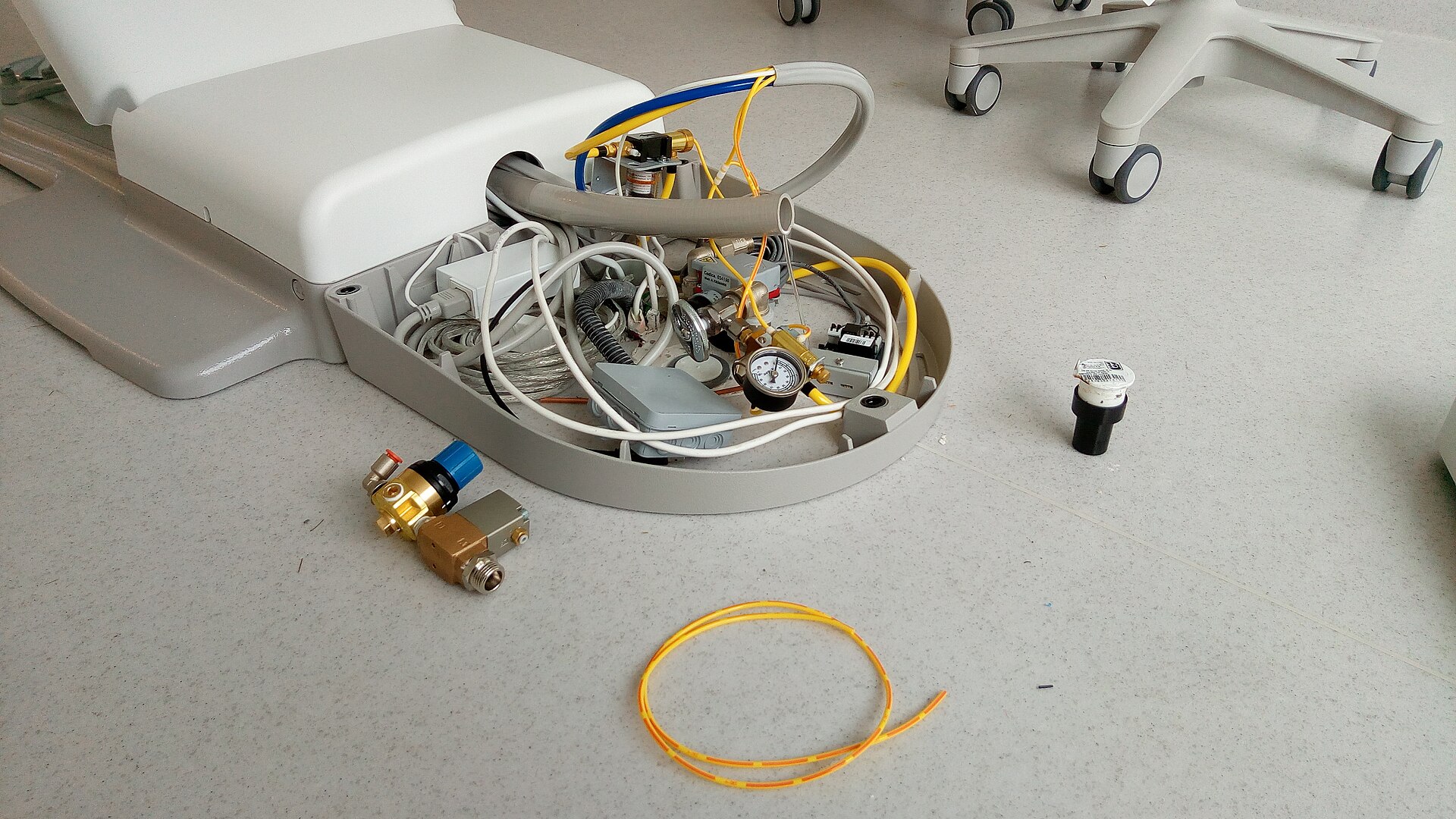 Dental handpiece components and precision gear mechanism