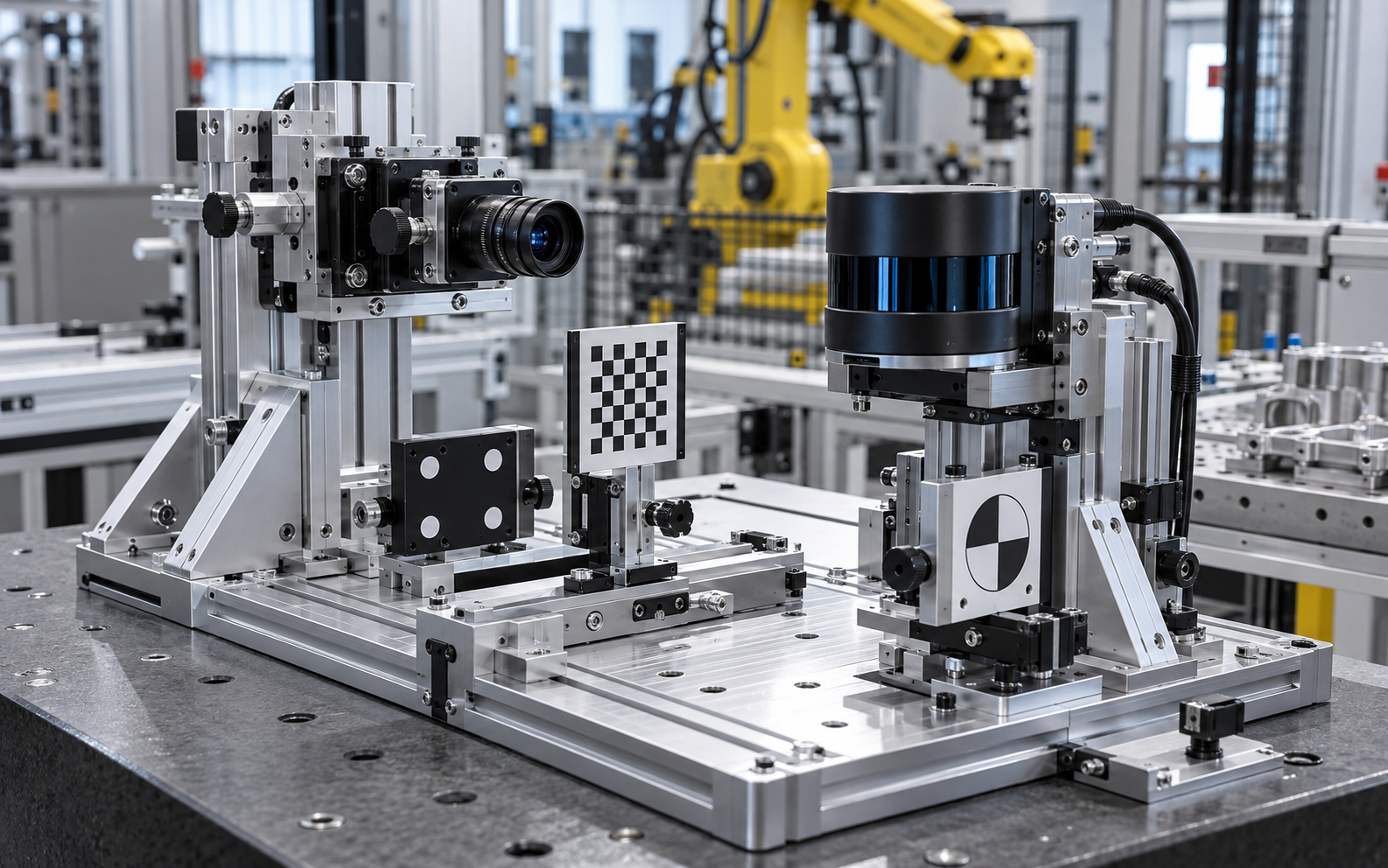 LIDAR and vision sensor mounting bracket